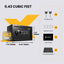 XDeer small Biometric Safe Lock Box - 0.43 Cubic Feet Fingerprint for,withSilent Mode and LED Light,Money safe for Home box, Office, and Kid,Anti-Theft