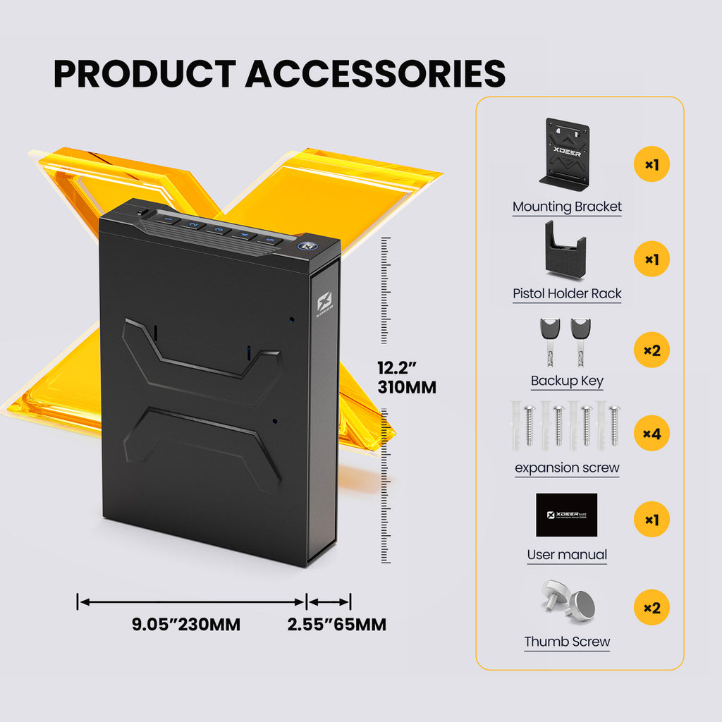 XDeer WX001 Smart Station Quick Access Pistol Safe