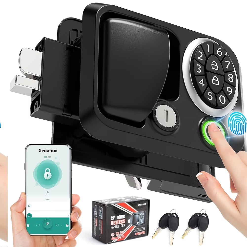 Smart RV Door Lock with Fingerprint Access