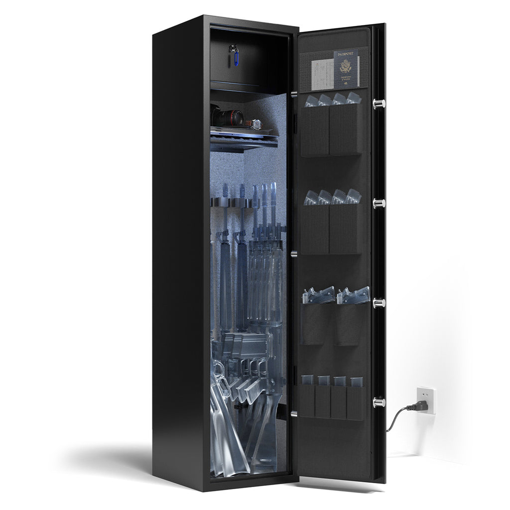 XDeer RS100 High Capacity 5 Rifle Gun Cabinet for Home Security