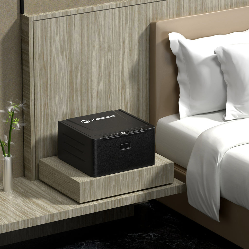 XDeer S005 4 Pistols High Capacity Biometric Gun Safe with Silent Mode