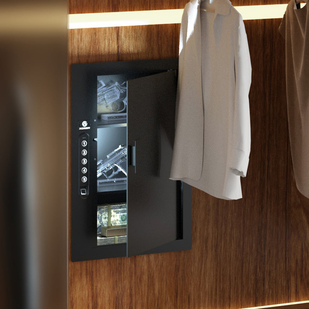 XDeer S009 Wall Hidden Safe with Biometric Fingerprint Lock