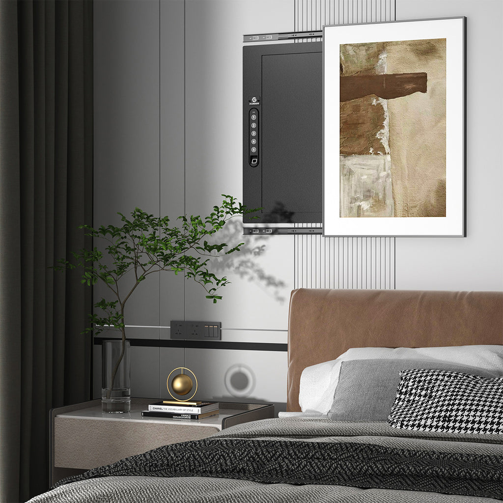 XDeer S009 Wall Hidden Safe with Biometric Fingerprint Lock