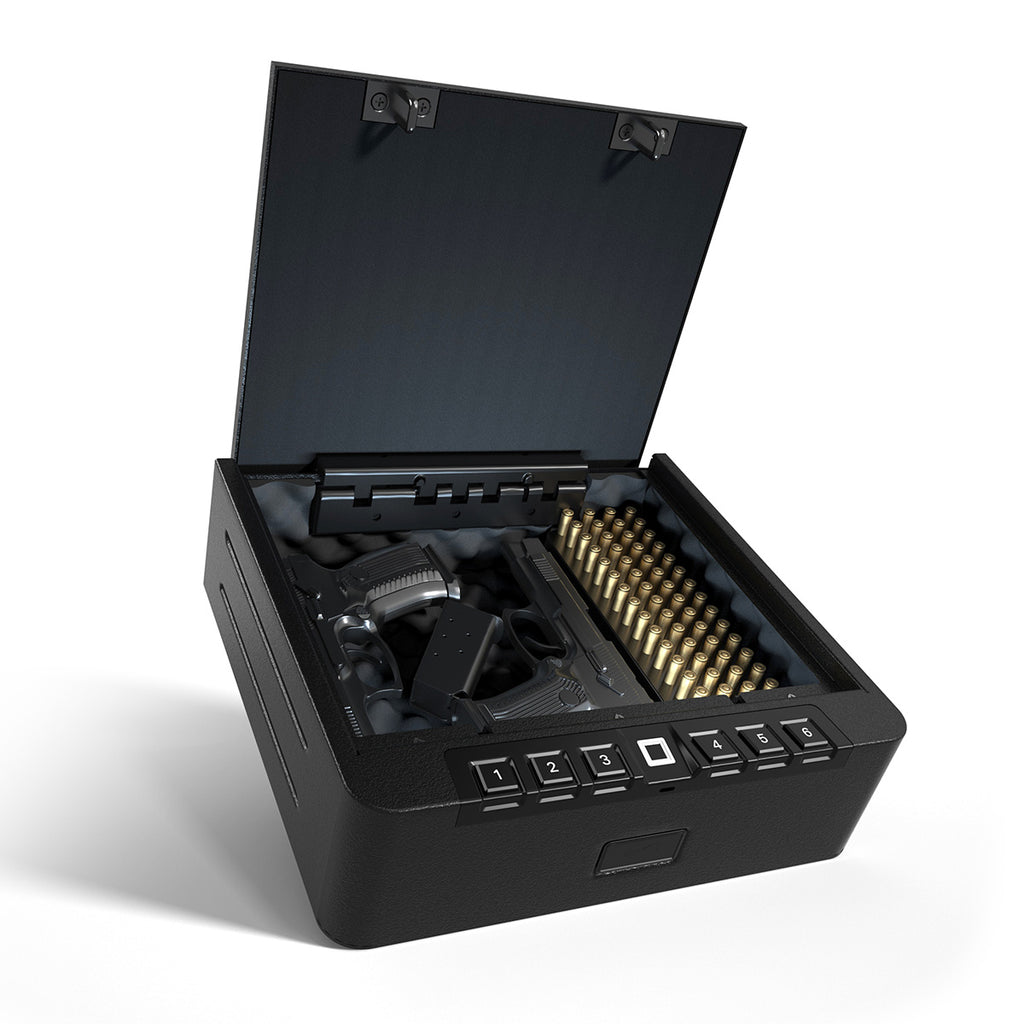 XDeer S006 High Capacity Pistol Safe with Biometric Fingerprint Lock