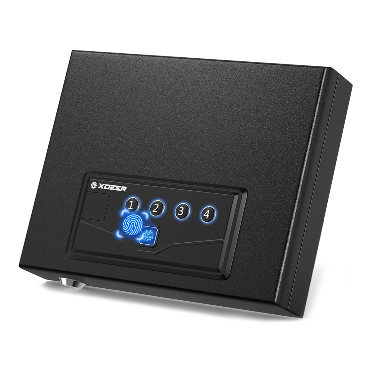 XDeer S004 Pistol Safe with Biometric Fingerprint Lock for Nightstand