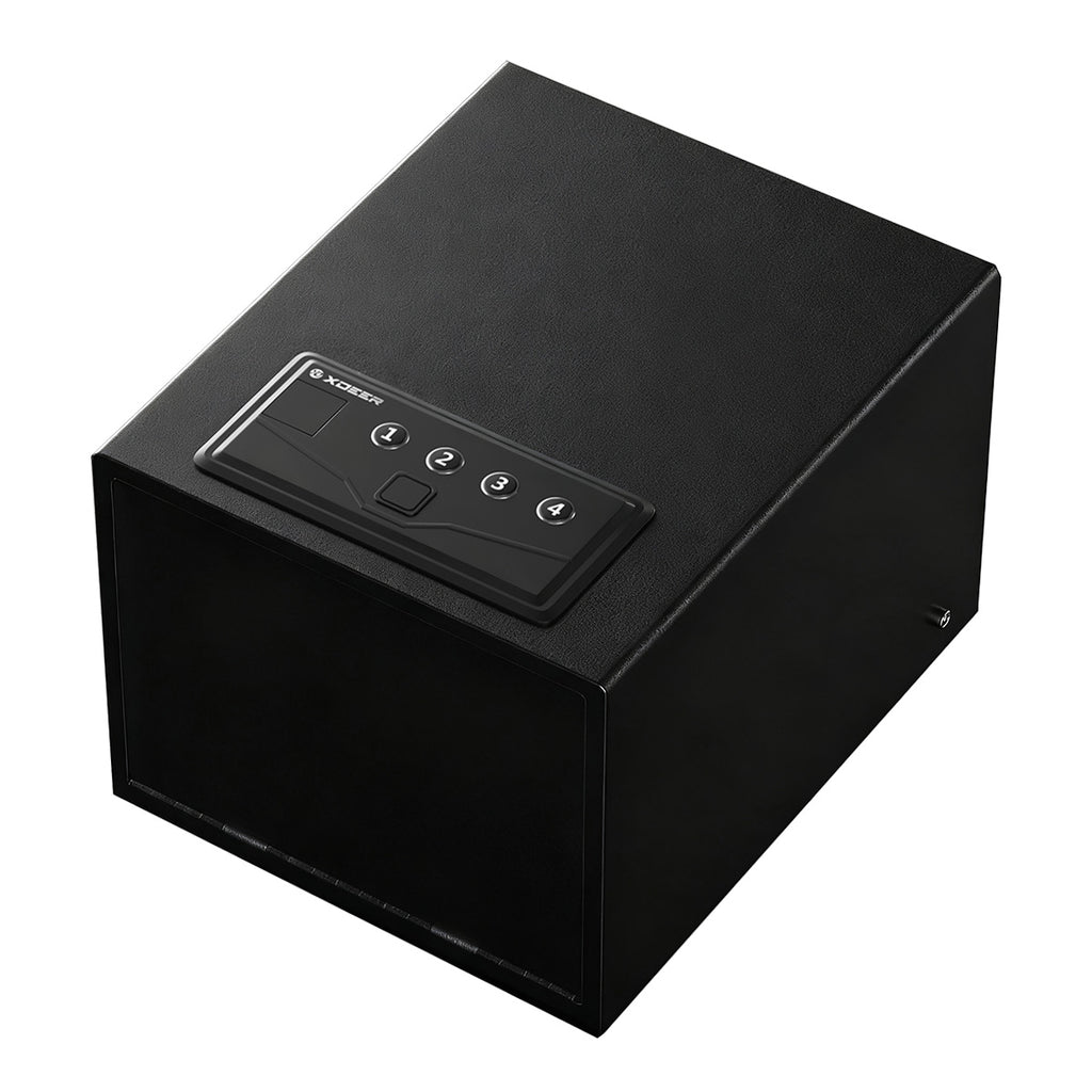 XDeer S003 Quick Access Thumbprint Handgun Safe with Electronic Lock