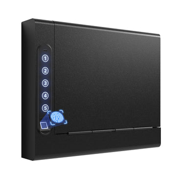 XDeer S008 Wall Mounted Gun Safe with Quick Access Drop Down Lip