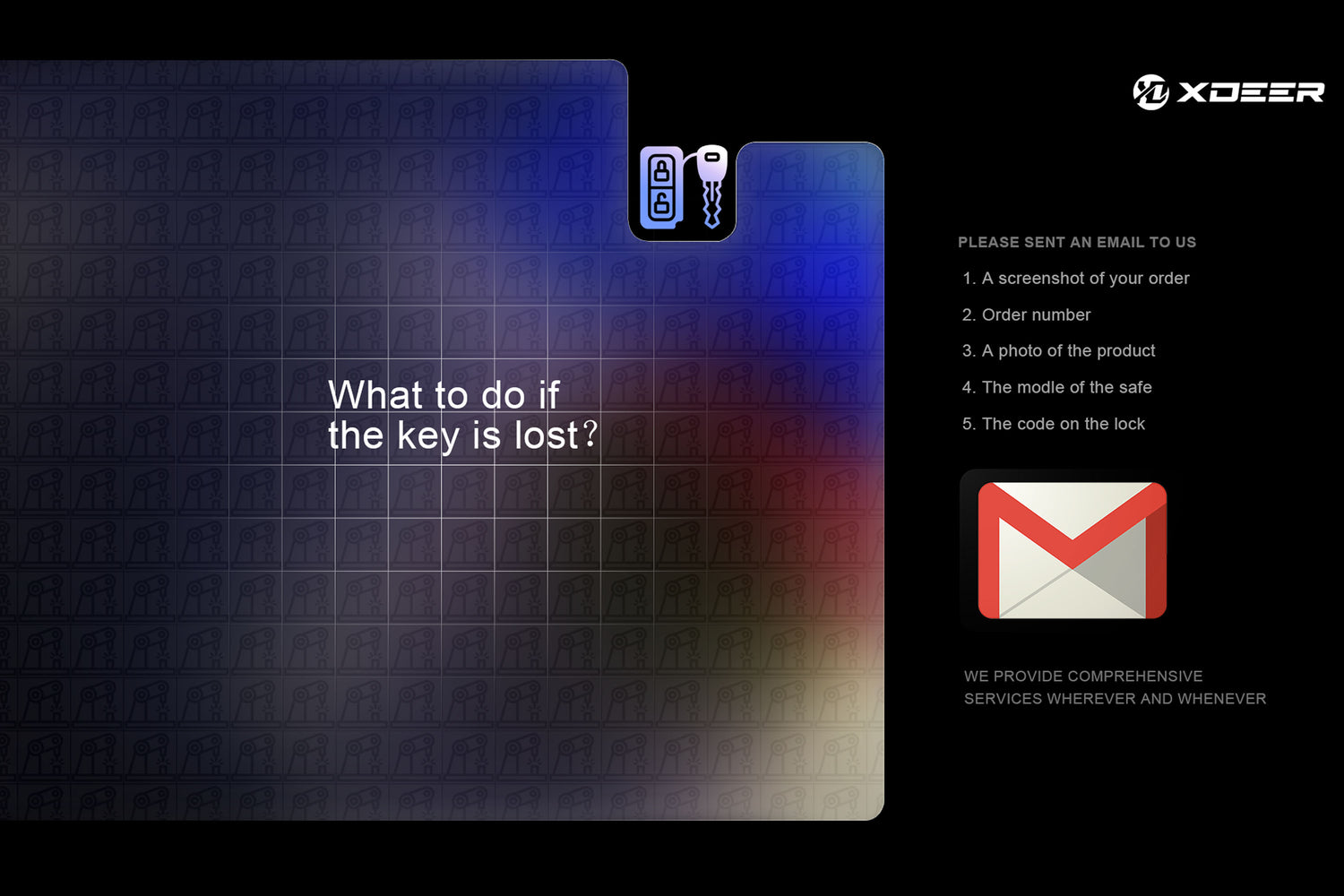 Please sent an E-mail to us when you purchasing